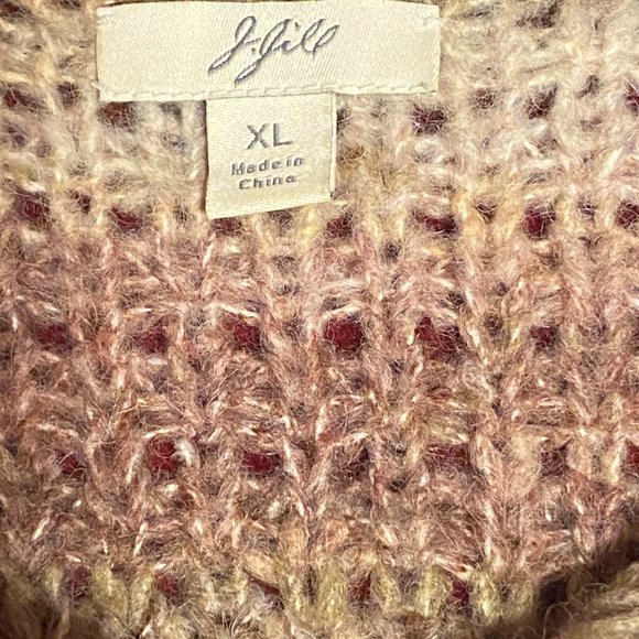 J jill Long Multi Cardigan/velvet buttons - Picture 2 of 3